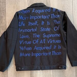 SUPREME / Junya Watanabe Black and Blue Men's Jacket